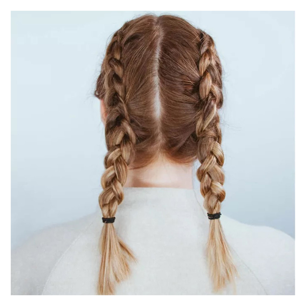 Parsa Beauty Metal Free Hair Tie - Black, Pack of 12’s