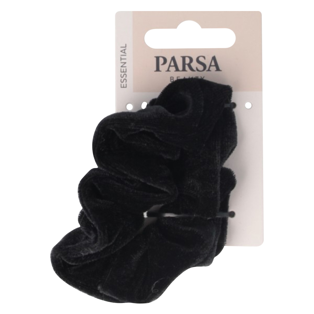 Parsa Beauty Black Velvet Scrunchie