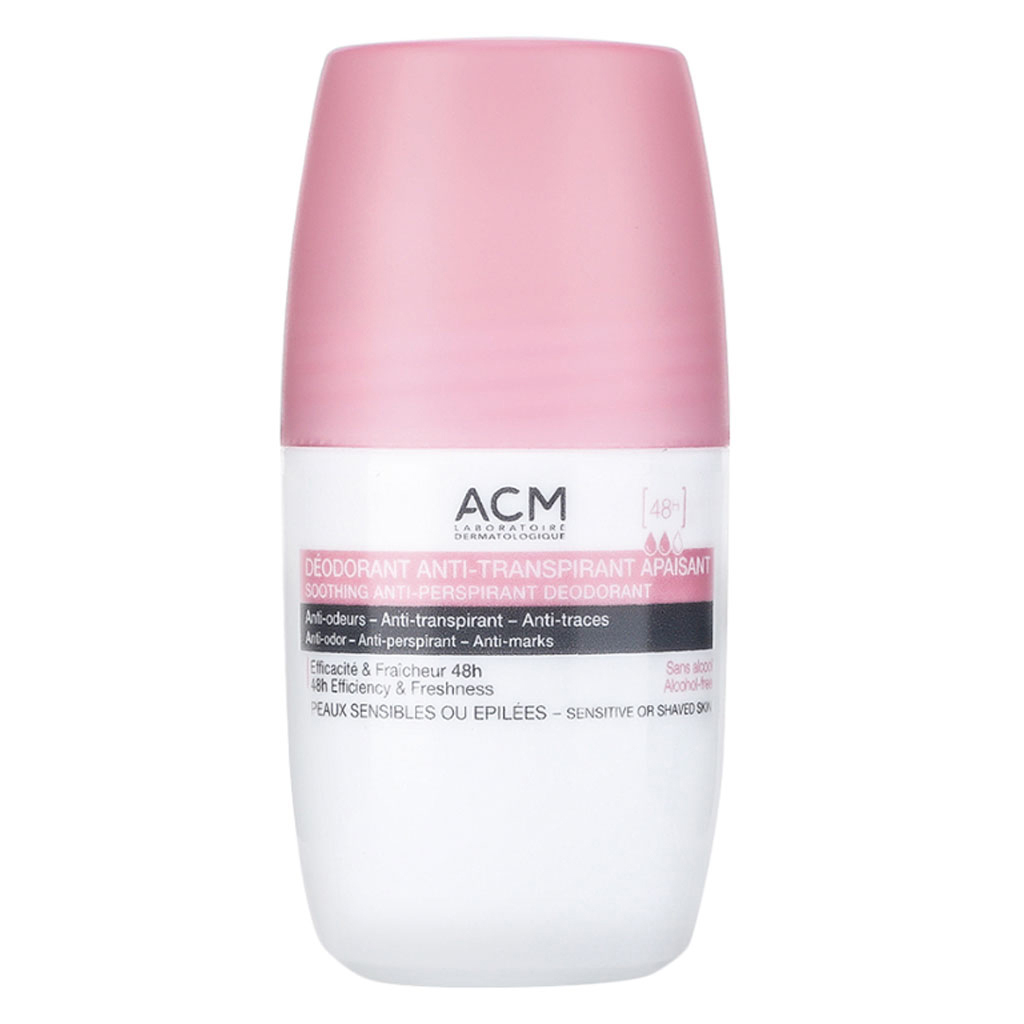 ACM Soothing Anti-Perspirant 48H Deodorant Roll On For Sensitive Skin 50ml 