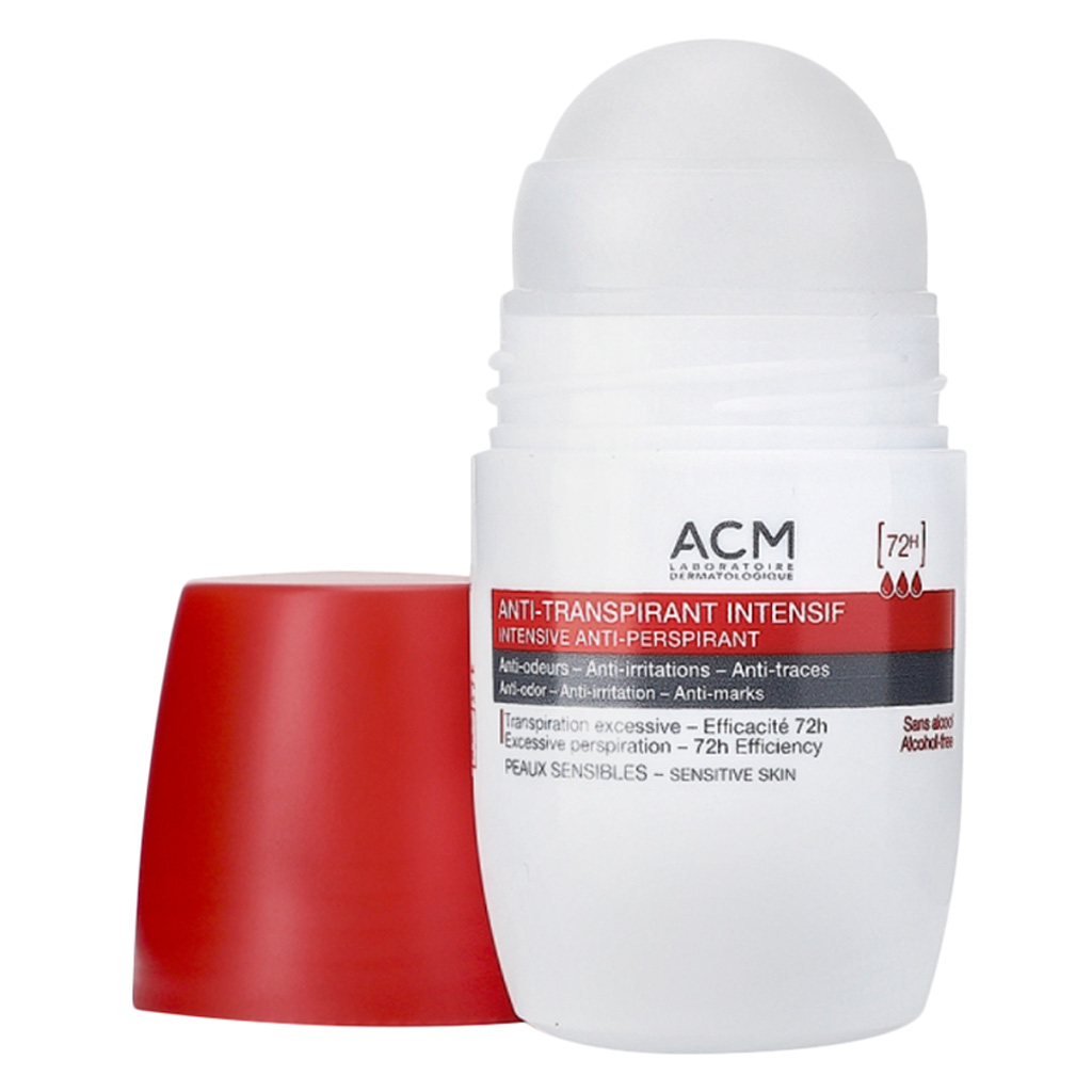 ACM Intensive Anti-Perspirant 72H Deodorant Roll On For Sensitive Skin 50ml