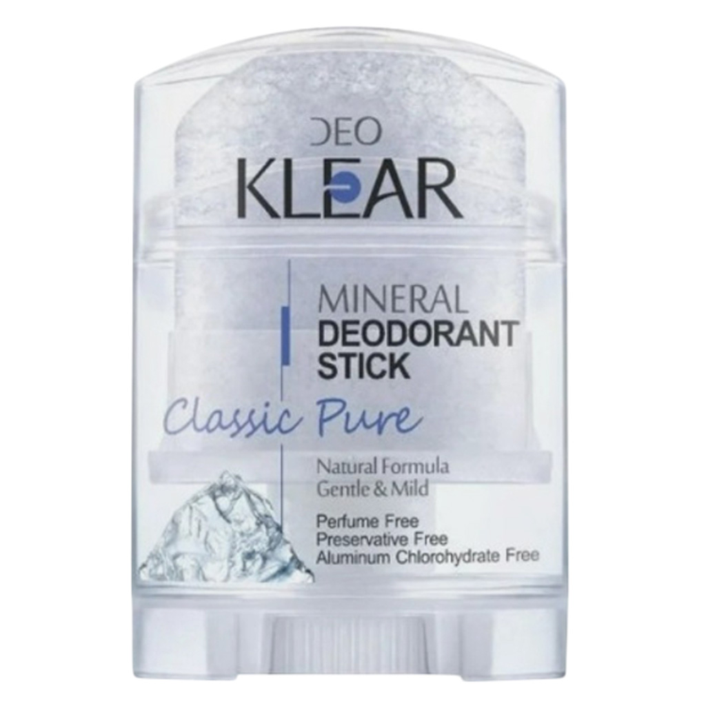 Deo Klear Classic Pure Mineral Deodorant Stick 70g