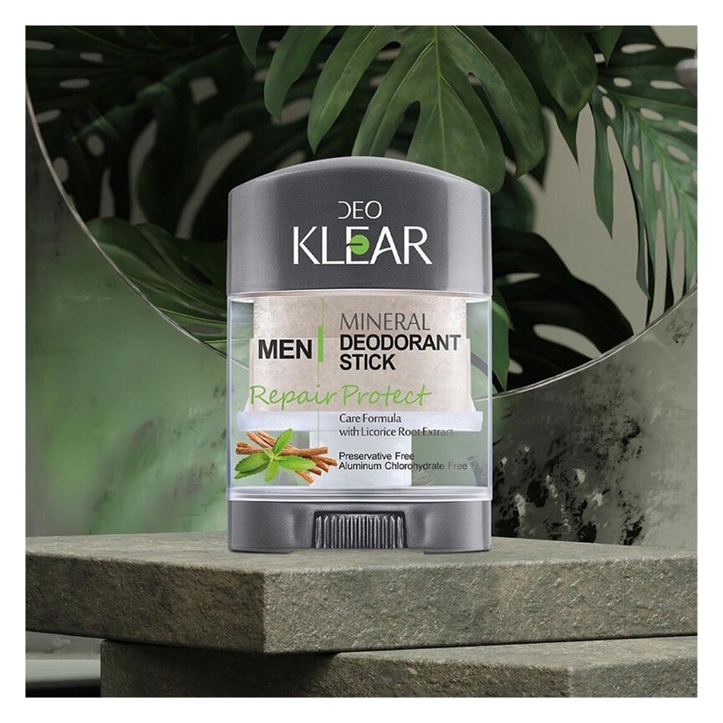 Deo Klear Repair Protect Mineral Deodorant Stick For Men 70g