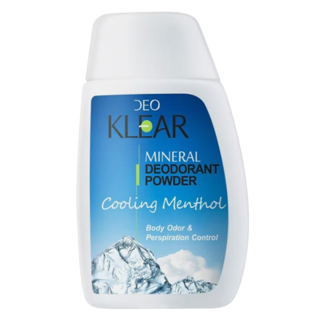 Deo Klear Cooling Menthol Mineral Deodorant Powder 50g