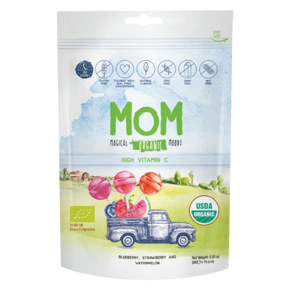 MOM Magical Organic Moods High Vitamin C Lollipops, Pack of 10’s