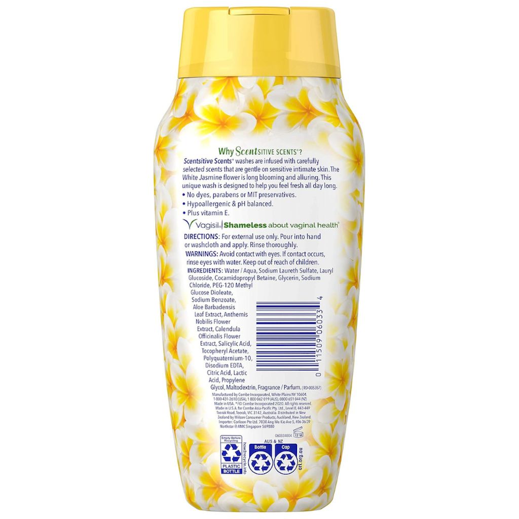 Vagisil Scentsitive Scents Daily Intimate Wash 354ml - White Jasmine