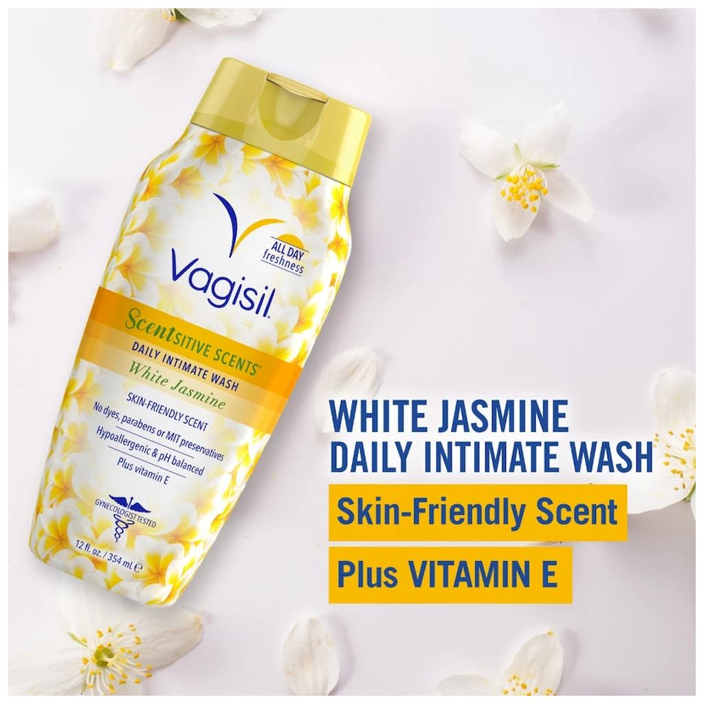Vagisil Scentsitive Scents Daily Intimate Wash 354ml - White Jasmine
