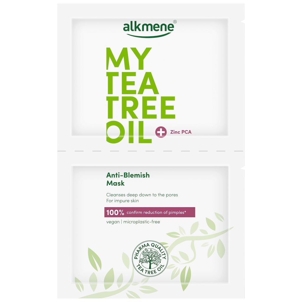Alkmene My Tea Tree Oil Anti-Blemish Face Mask 7ml, Pack of 2's