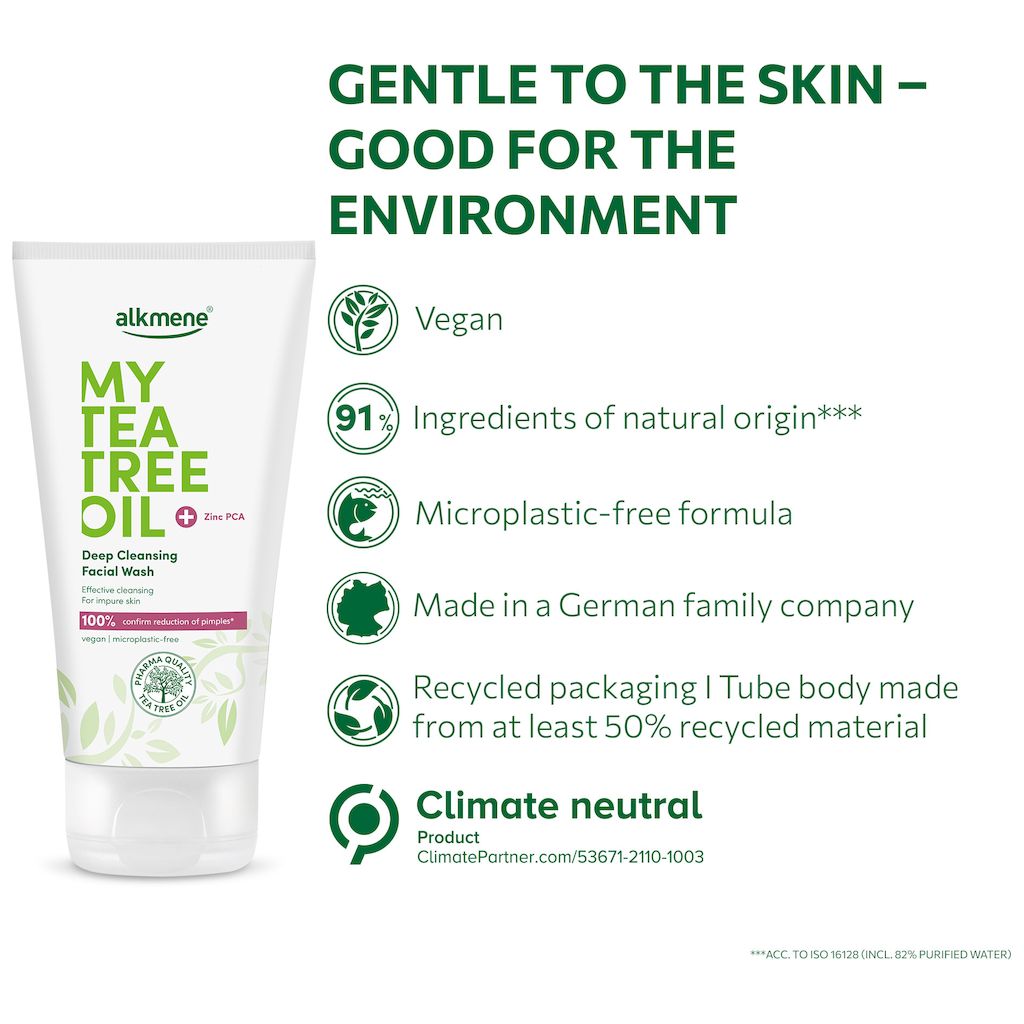Alkmene My Tea Tree Oil Deep Cleansing Facial Wash 150ml