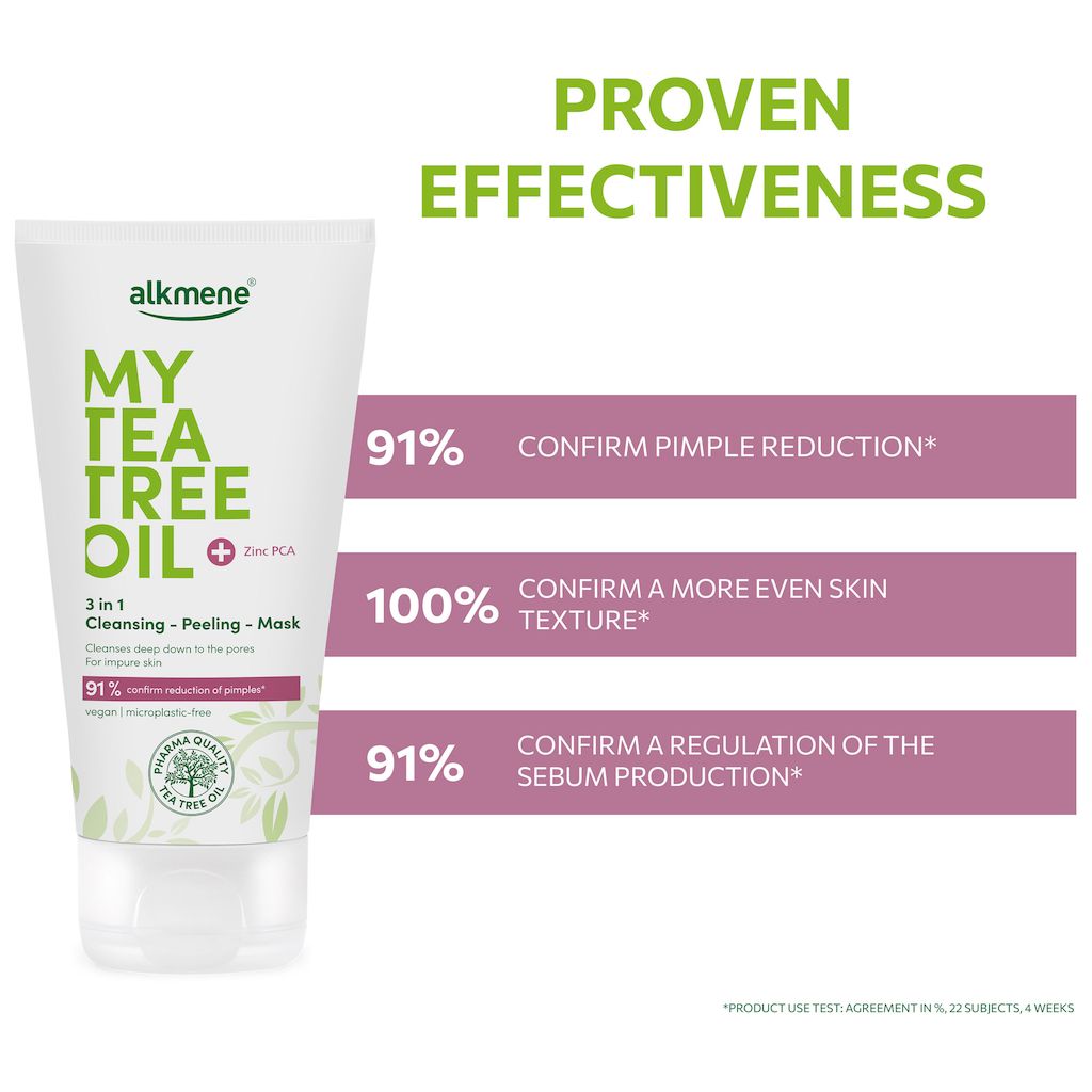 Alkmene My Tea Tree Oil 3-in-1 Cleansing Peeling Mask 150ml 