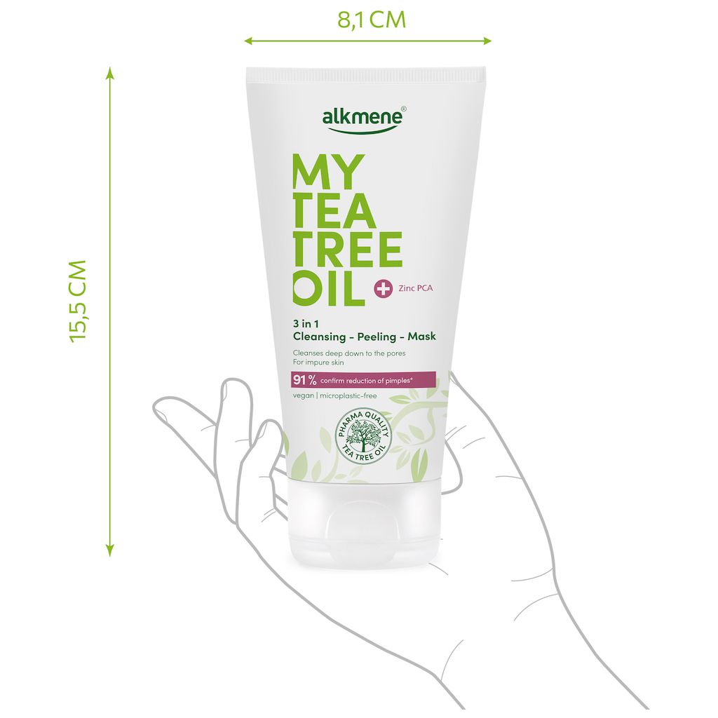 Alkmene My Tea Tree Oil 3-in-1 Cleansing Peeling Mask 150ml 