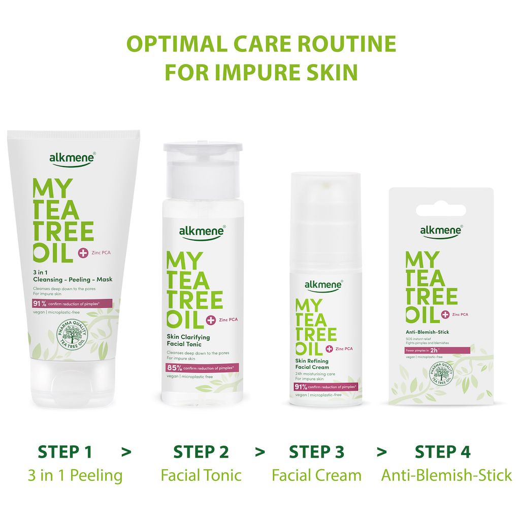 Alkmene My Tea Tree Oil 3-in-1 Cleansing Peeling Mask 150ml 