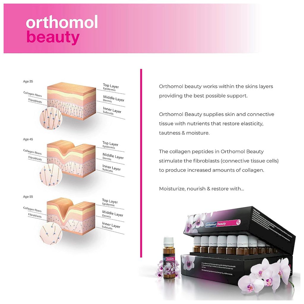 Orthomol Beauty Collagen Vials 20ml, Pack of 7's