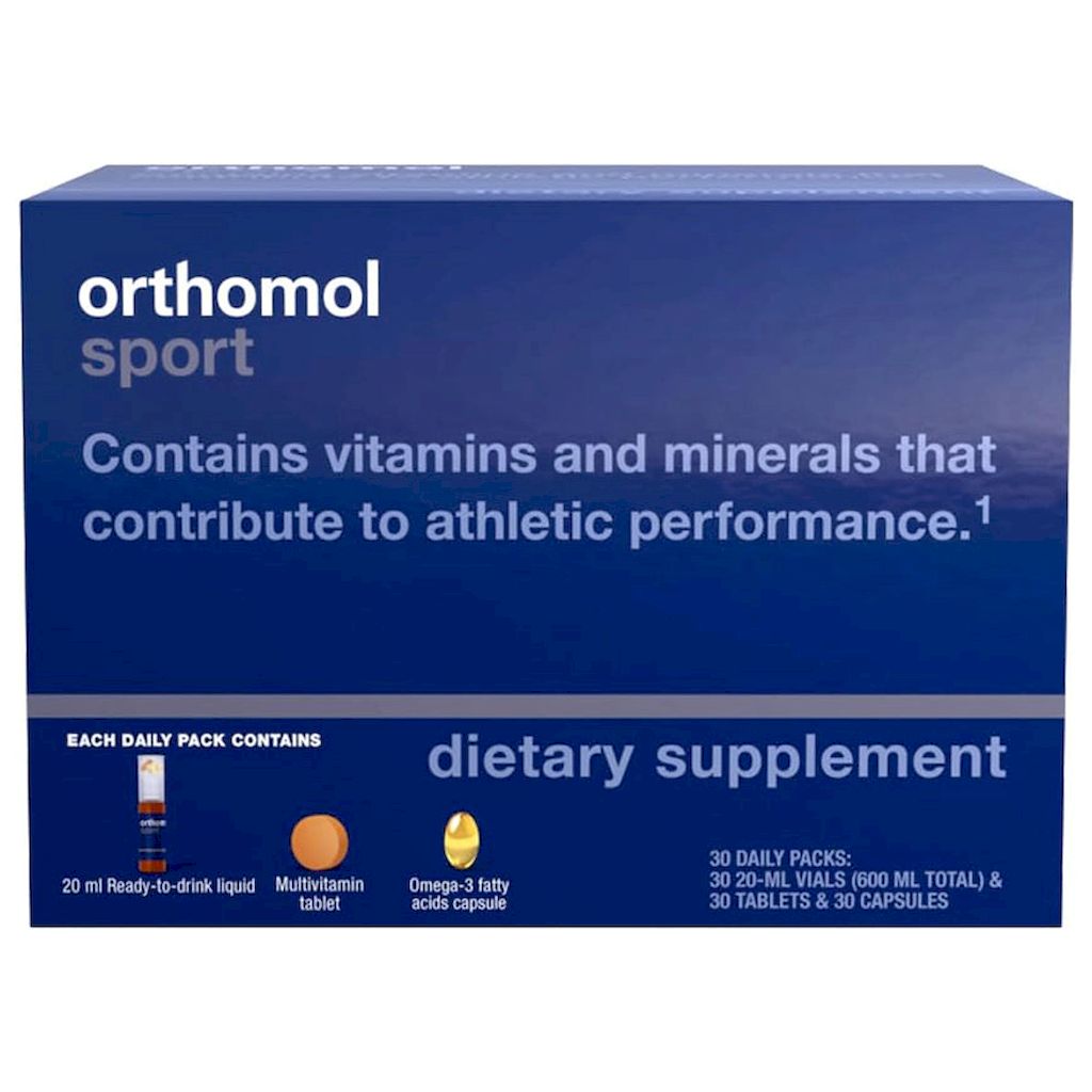 Orthomol Sport Multivitamin & Minerals Vials 20ml, Pack of 30's   
