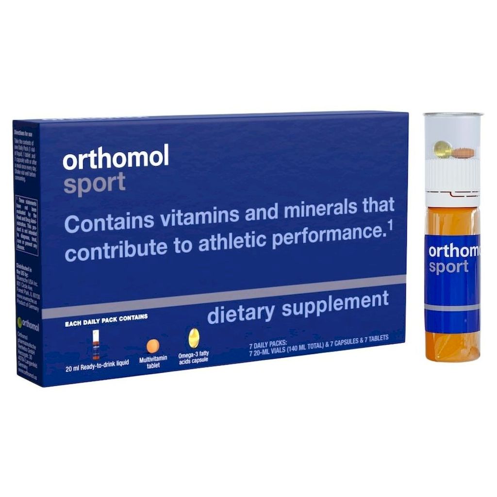 Orthomol Sport Multivitamin & Minerals Vials 20ml, Pack of 7's