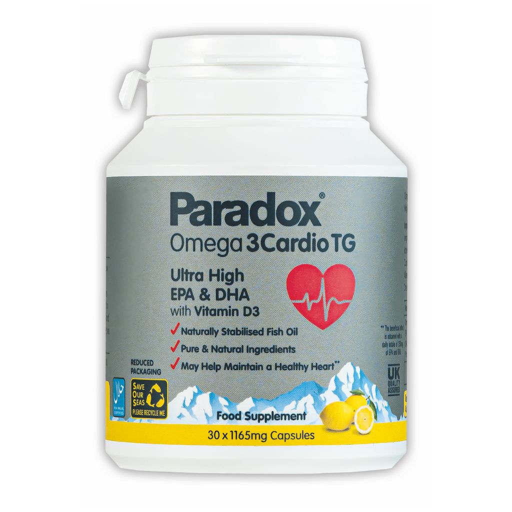 Paradox Omega 3 Cardio TG Capsules For Heart Health 1165mg, Pack of 30's