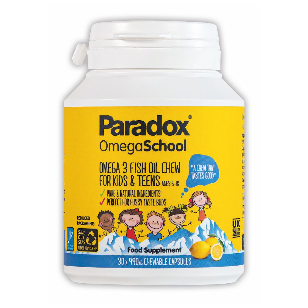 Paradox Omega School Kids Chewable Capsules, Pack of 30's