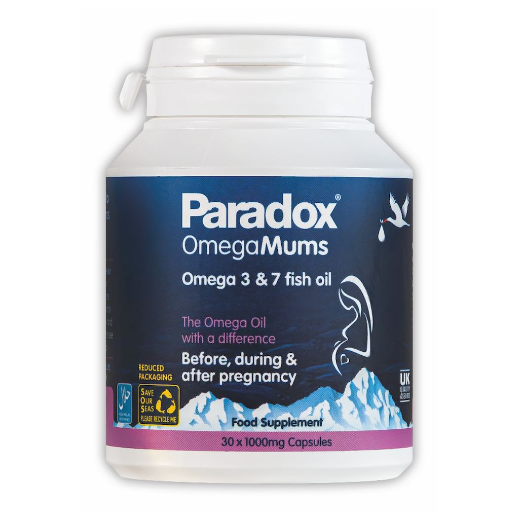 Paradox Omega Mums Pre & Post Natal Supplement Capsules, Pack of 30's