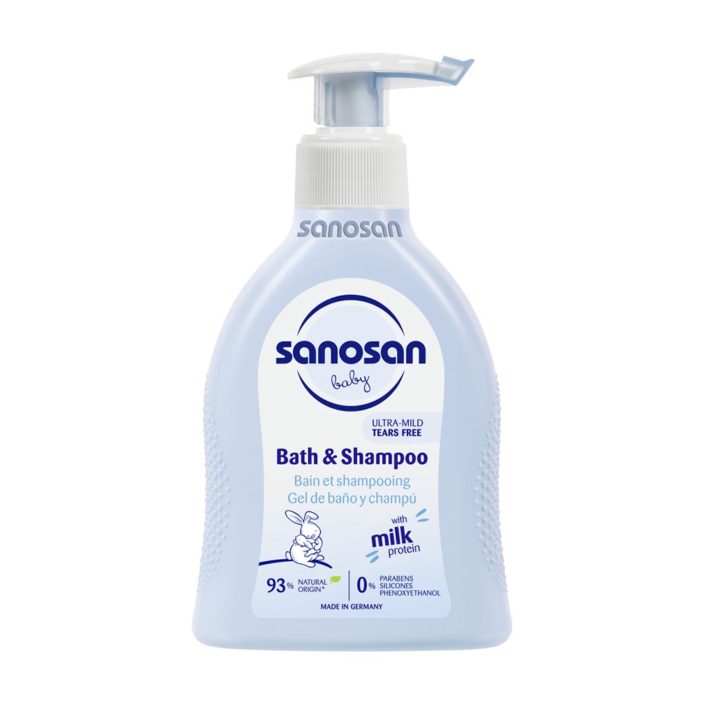 Sanosan Baby Bath & Shampoo 200ml