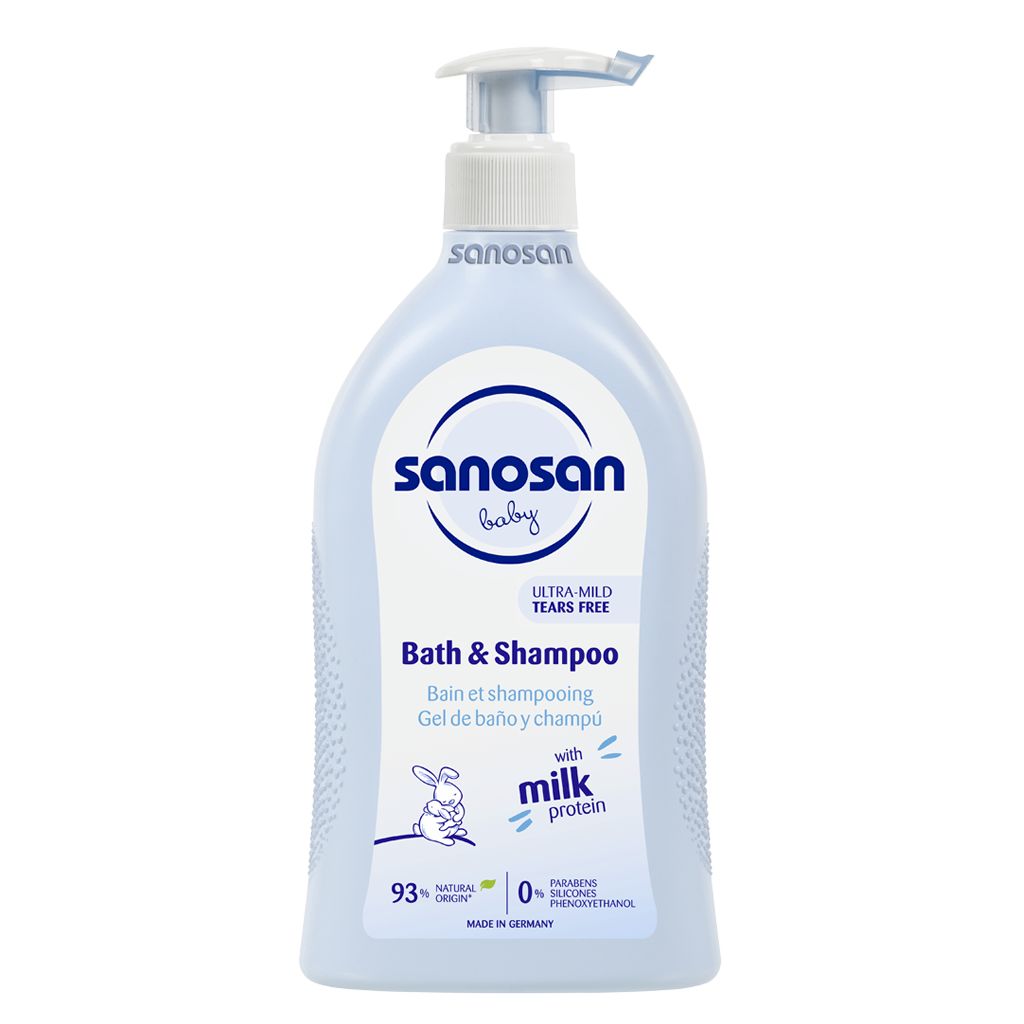 Sanosan Baby Bath & Shampoo 500ml