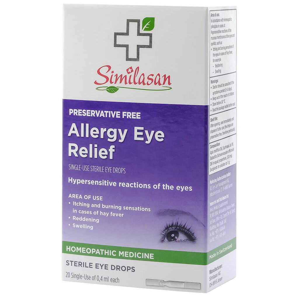 Similasan Allergy Eye Relief Drops 0.4ml, Pack of 20's