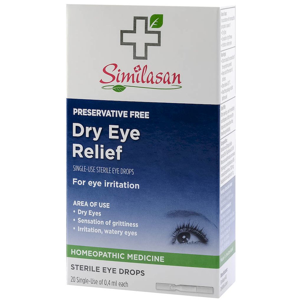Similasan Dry Eye Relief Drops 0.4ml, Pack of 20's