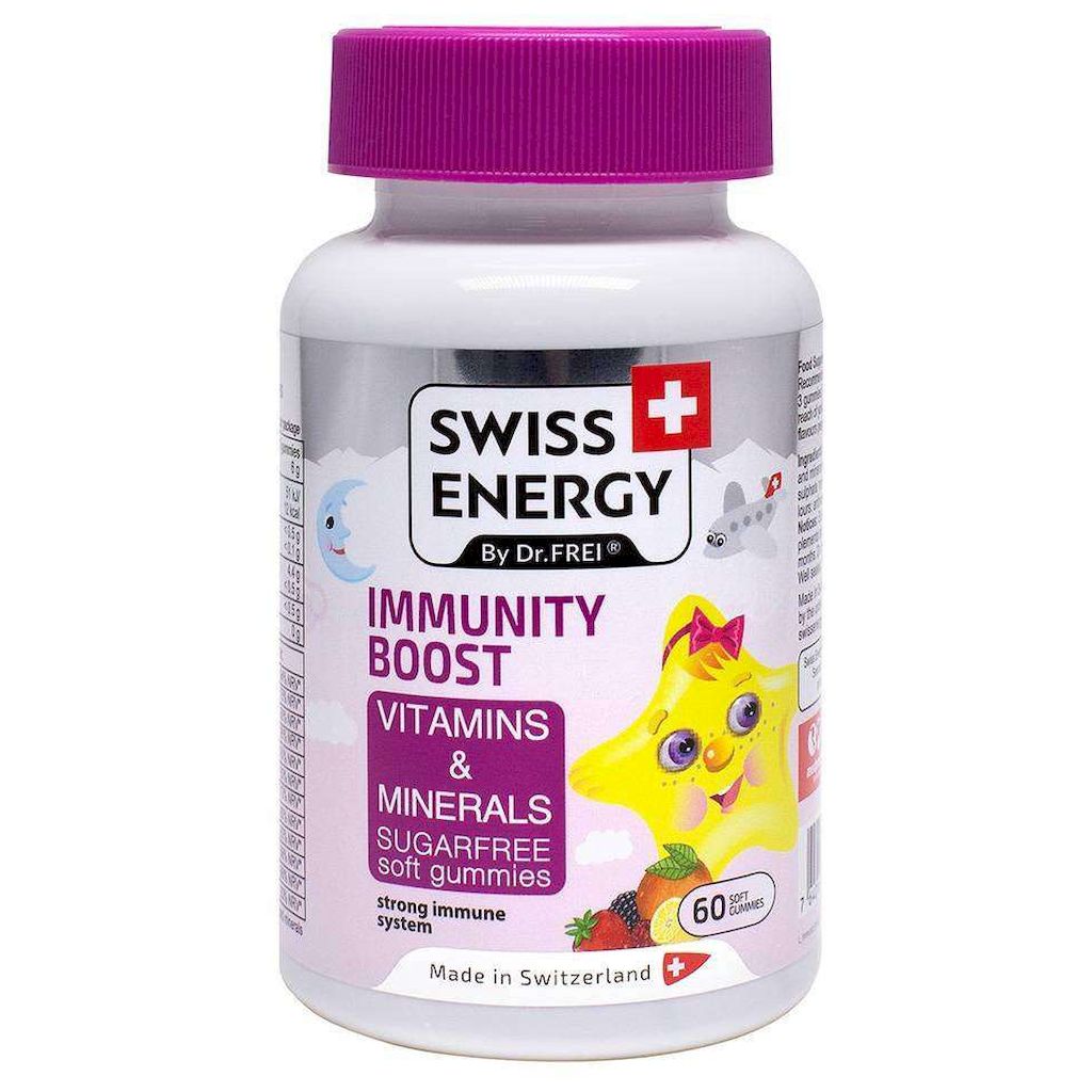 Swiss Energy Immunity Boost Vitamins & Minerals Kids Gummies, Pack of 60's