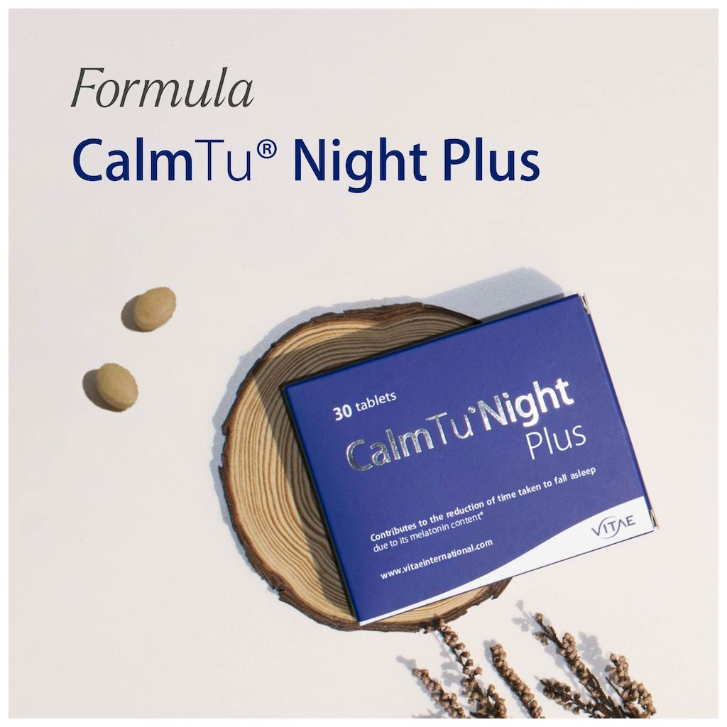 Vitae CalmTu Night Plus Melatonin Tablets, Pack of 30's