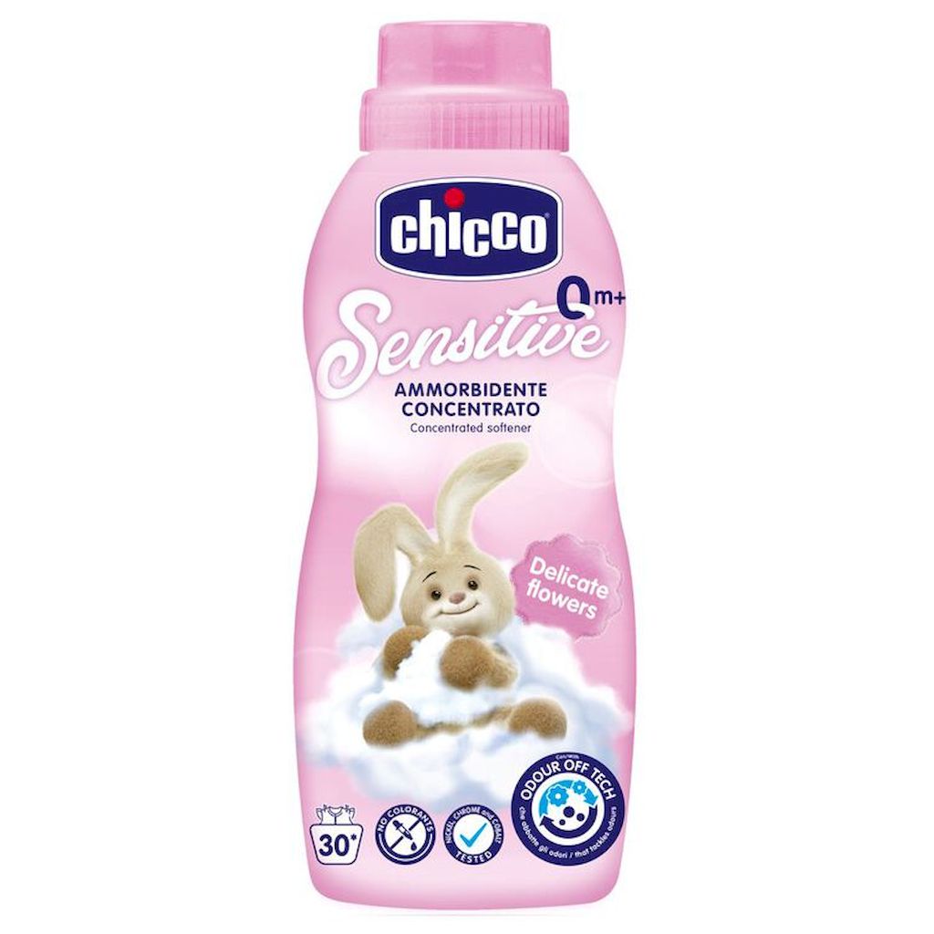 Chicco Sensitive 0M+ Baby Fabric Softener 750ml - Delicate Flowers
