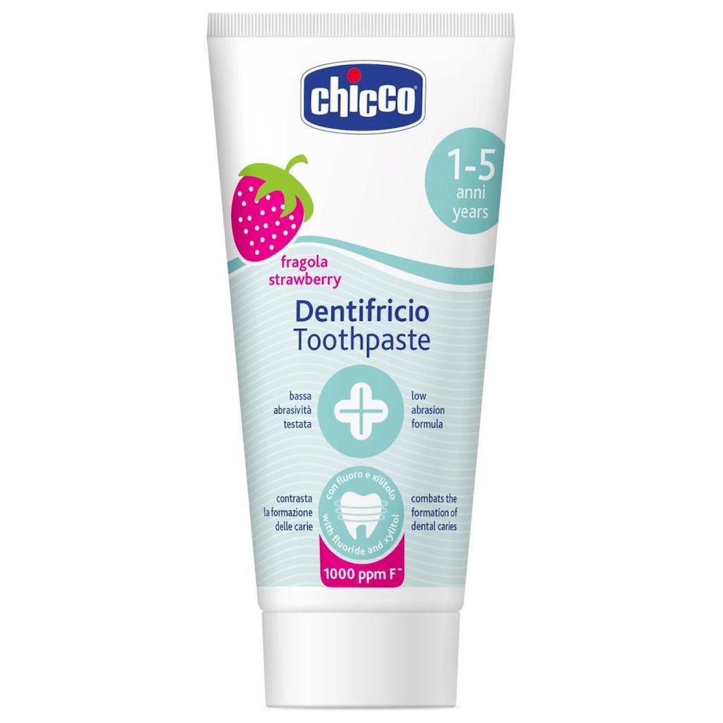 Chicco Kids Toothpaste For 1 To 5 Years 50ml - Strawberry