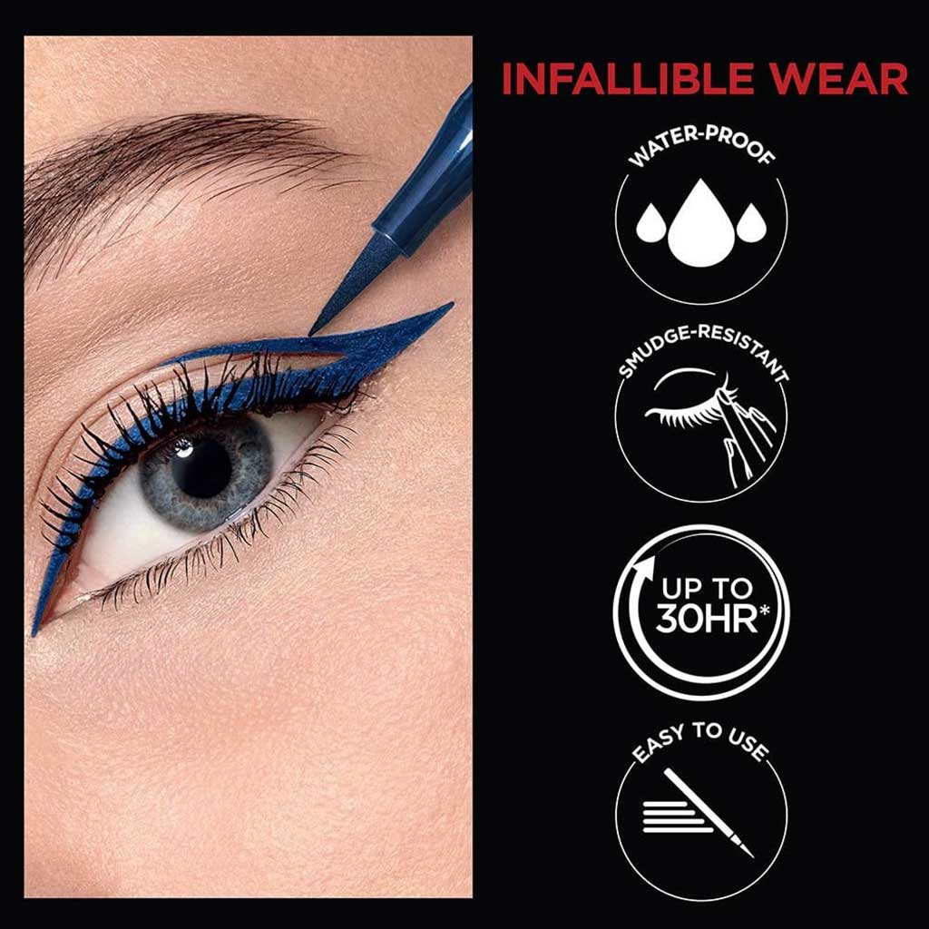 L'Oreal Paris Infallible Grip Precision Felt Eyeliner 01 - Black