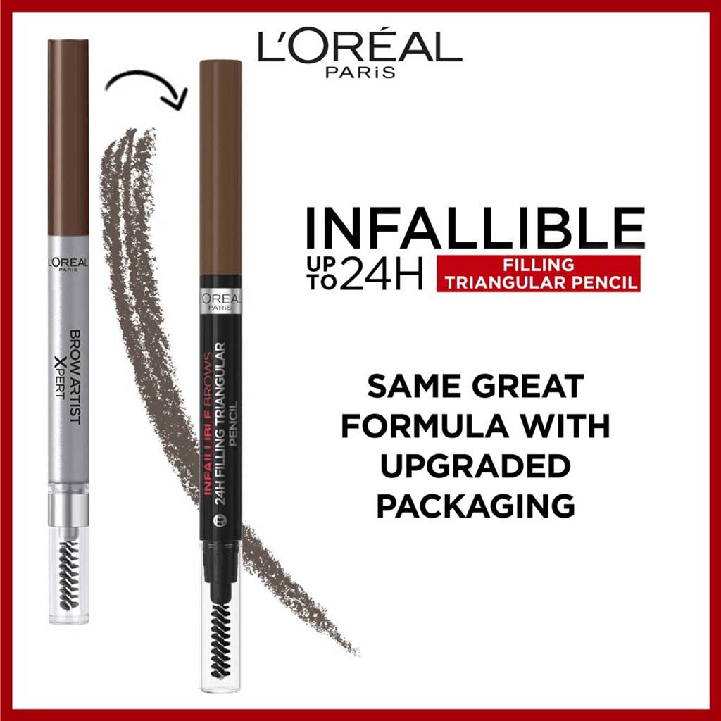 L'Oreal Paris Infallible Brows 24H Filling Eyebrow Pencil 3.0 - Brunette