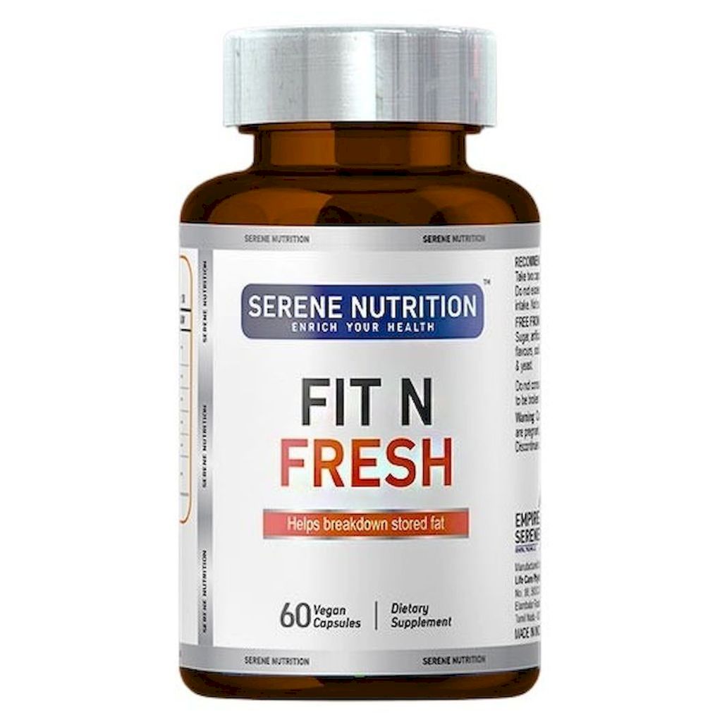 Serene Nutrition Fit N Fresh Capsules For Mental Health, Pack of 60's