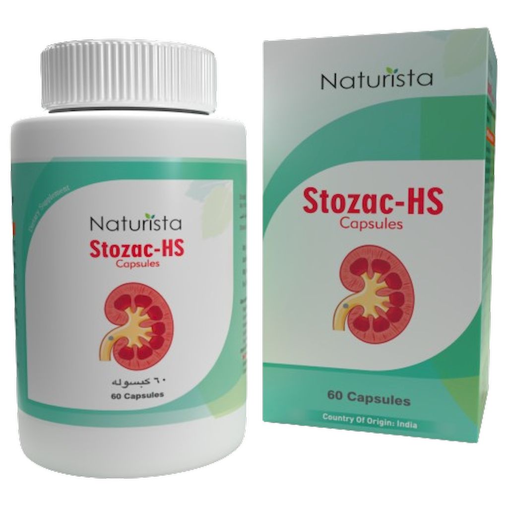 Naturista Stozac-HS Capsules For Kidney Stone Relief, Pack of 60’s