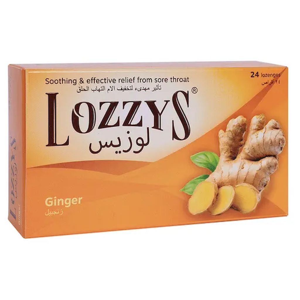Lozzys Ginger Lozenges, Pack of 24’s