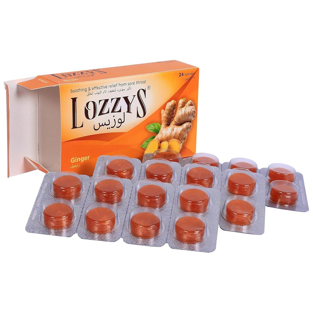 Lozzys Ginger Lozenges, Pack of 24’s