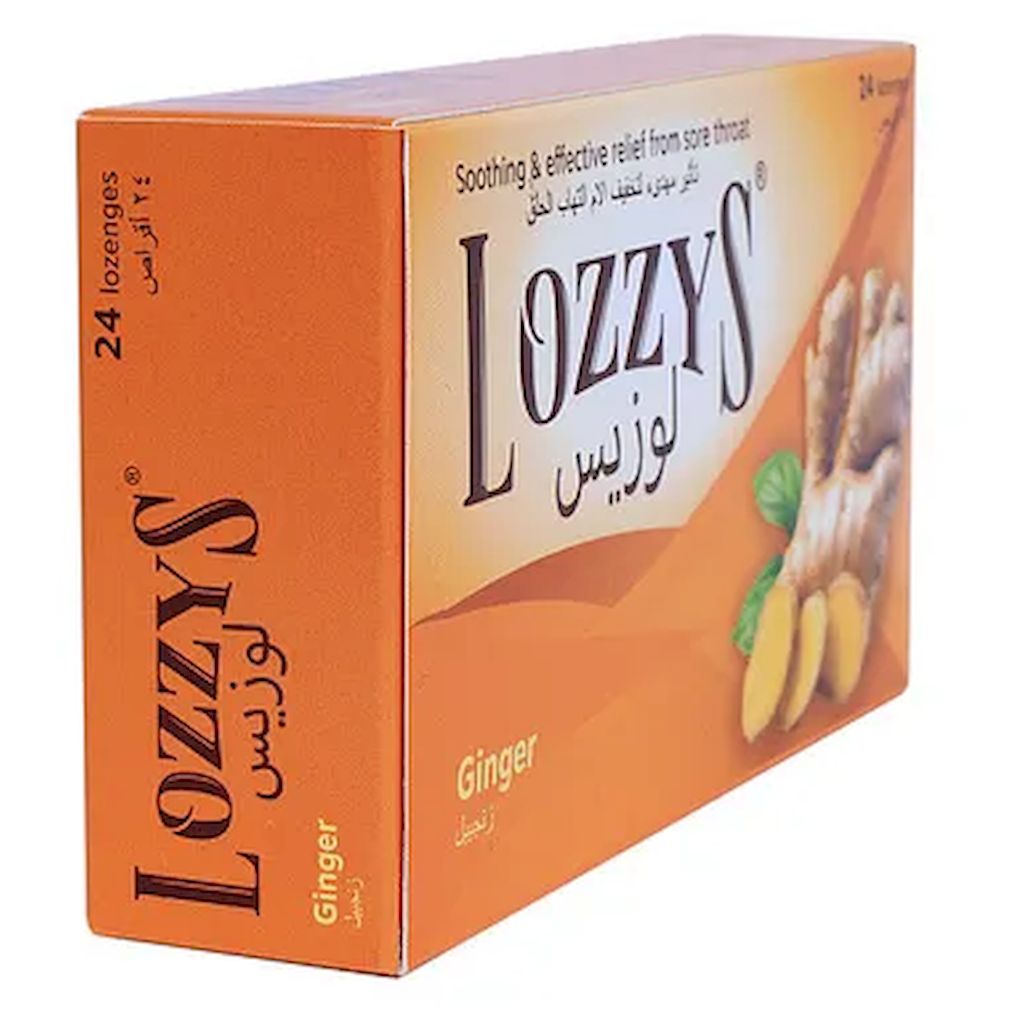 Lozzys Ginger Lozenges, Pack of 24’s