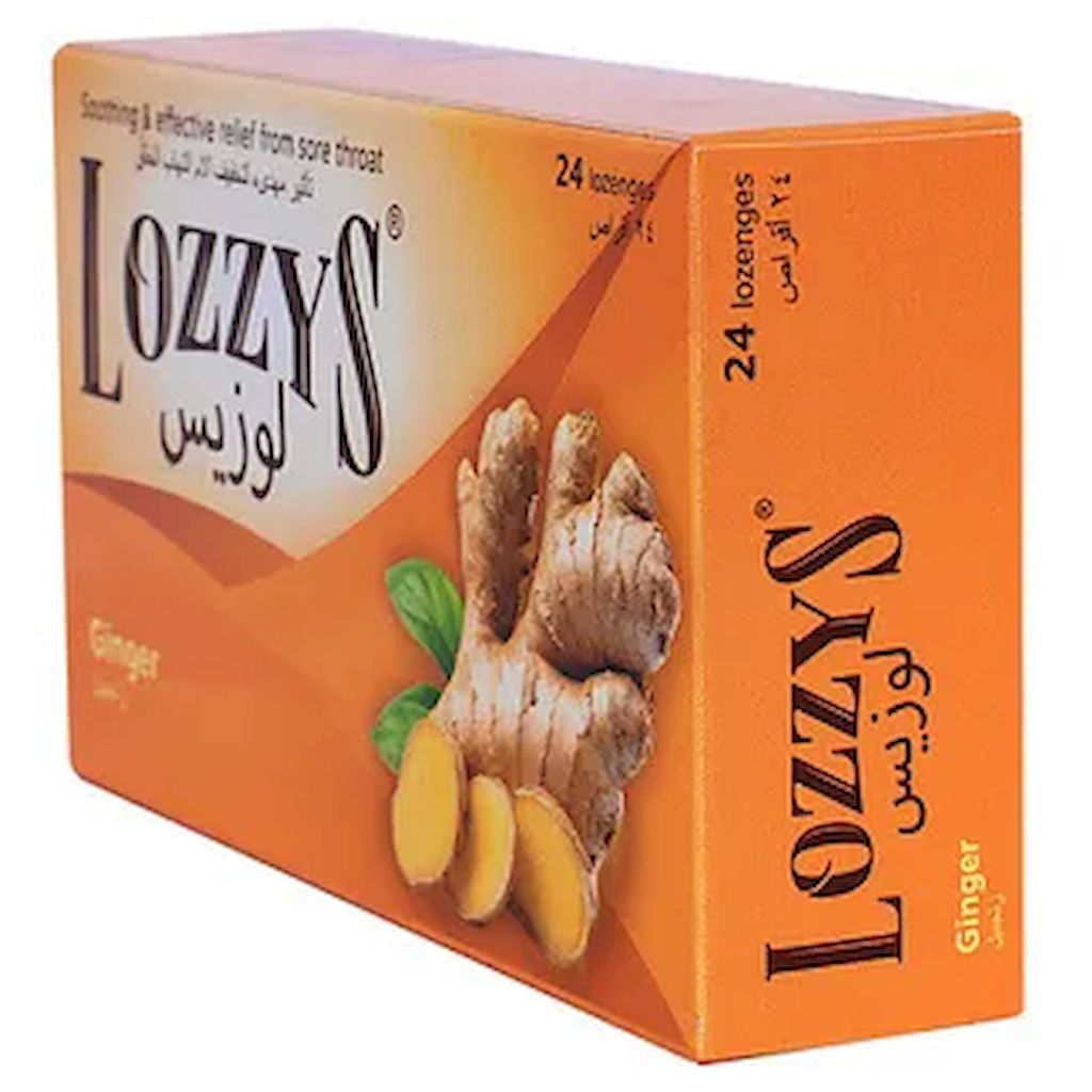 Lozzys Ginger Lozenges, Pack of 24’s