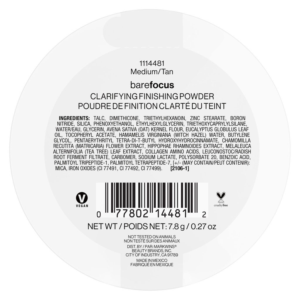 Wet n Wild Bare Focus Clarifying Finishing Powder - Medium Tan