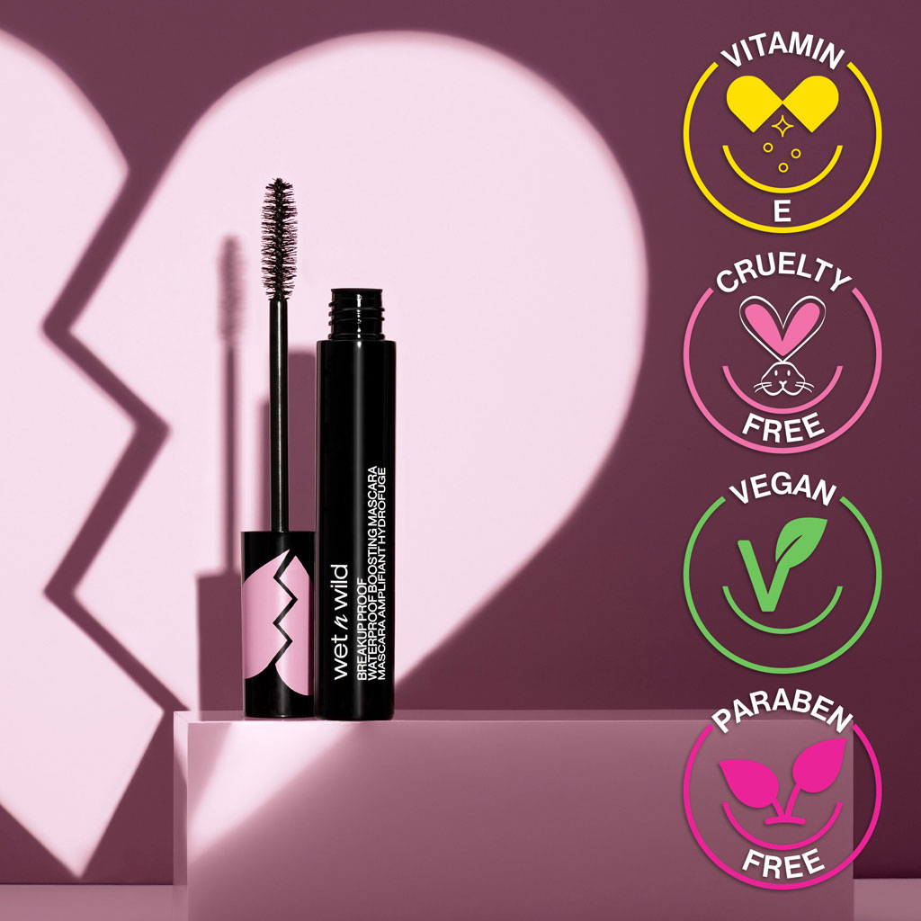 Wet n Wild Breakup Proof Waterproof Boosting Mascara - Ultra Black