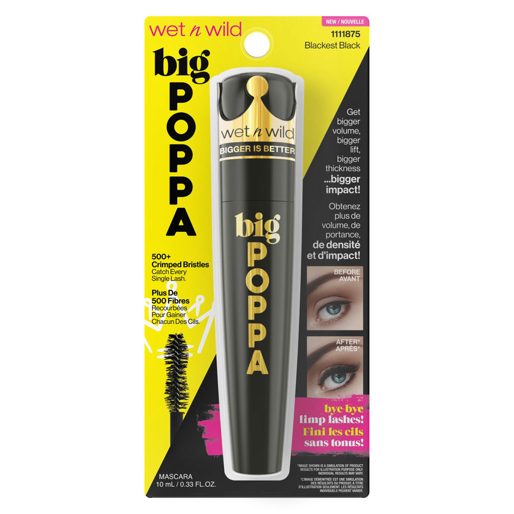 Wet n Wild Big Poppa Mascara - Blackest Black