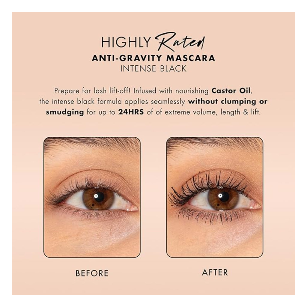 Milani Cosmetics Highly Rated Anti-Gravity Mascara 11.5ml - 115 Intense Black 