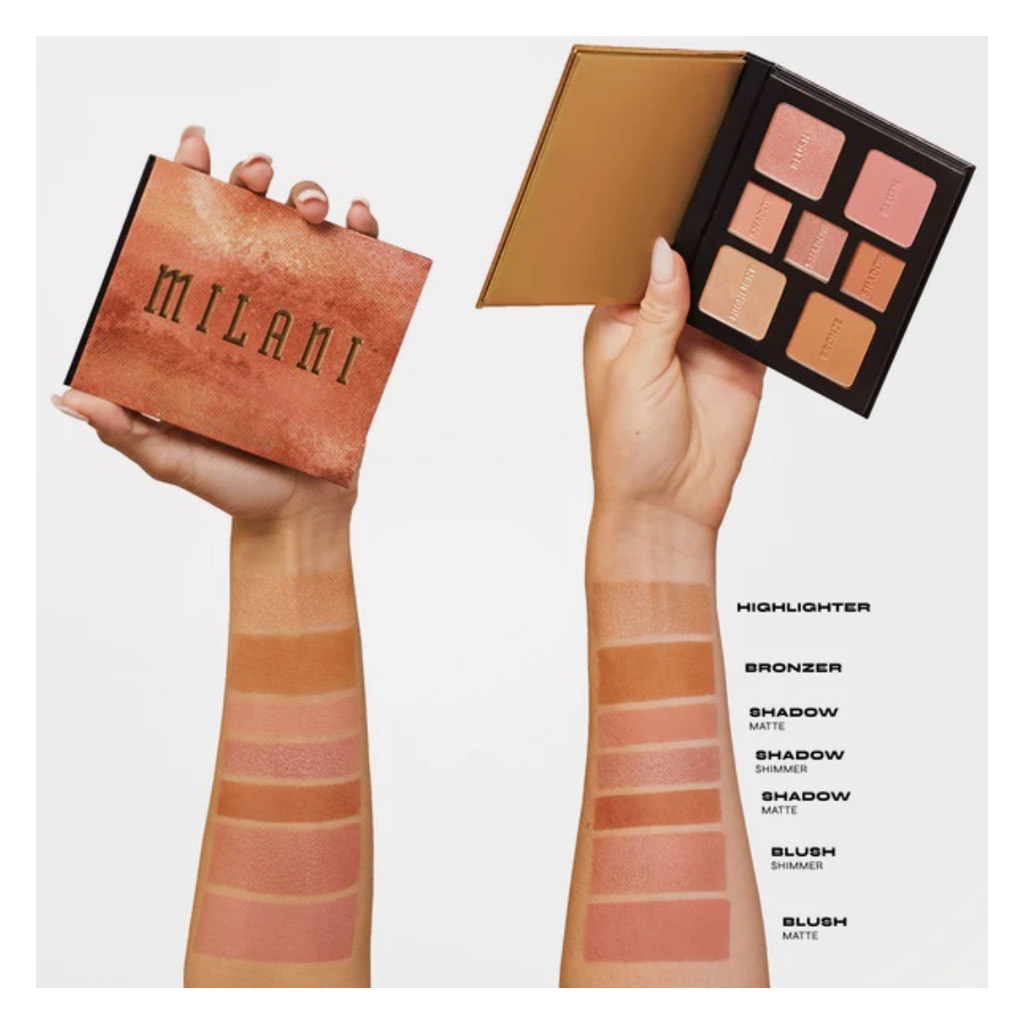 Milani Cosmetics All-Inclusive Eye, Cheek & Face Palette -110 Light To Medium