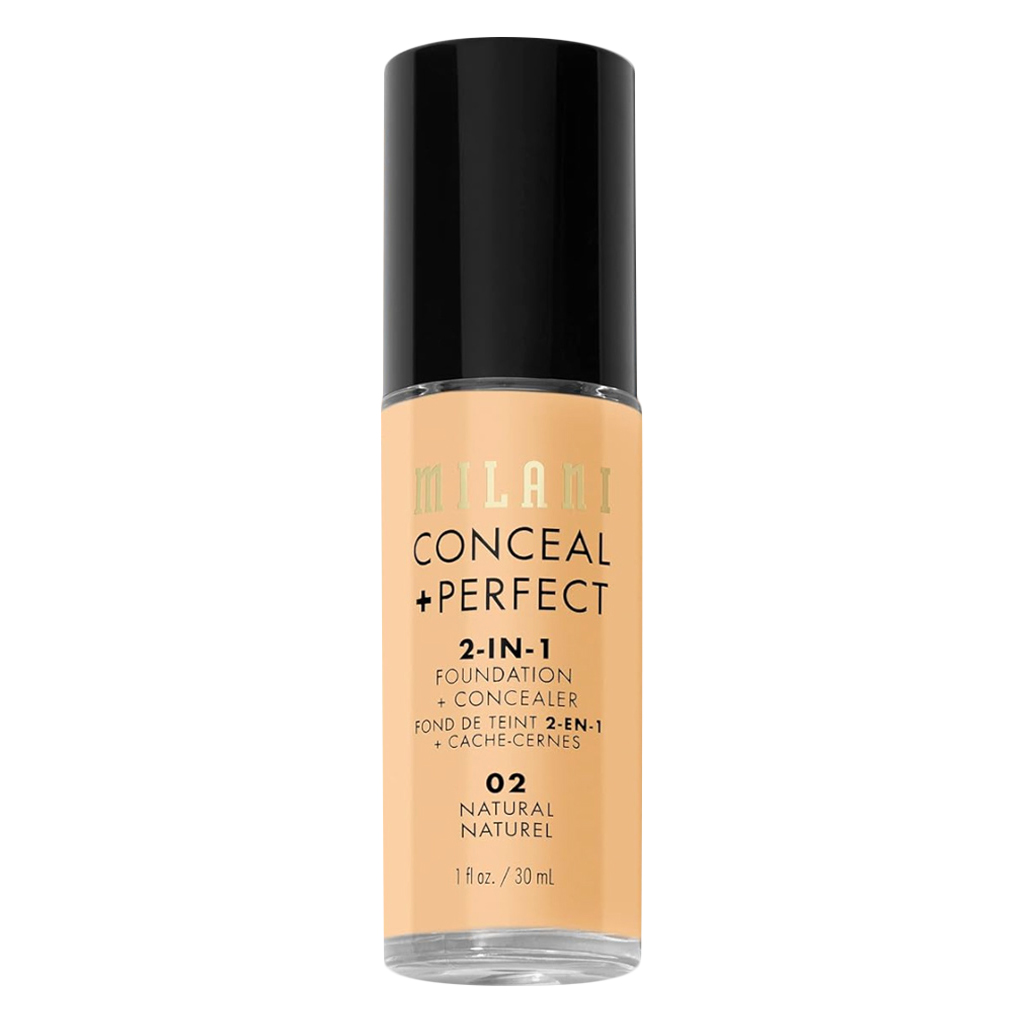 Milani Cosmetics Conceal + Perfect 2-In-1 Foundation & Concealer 30ml - 02 Natural