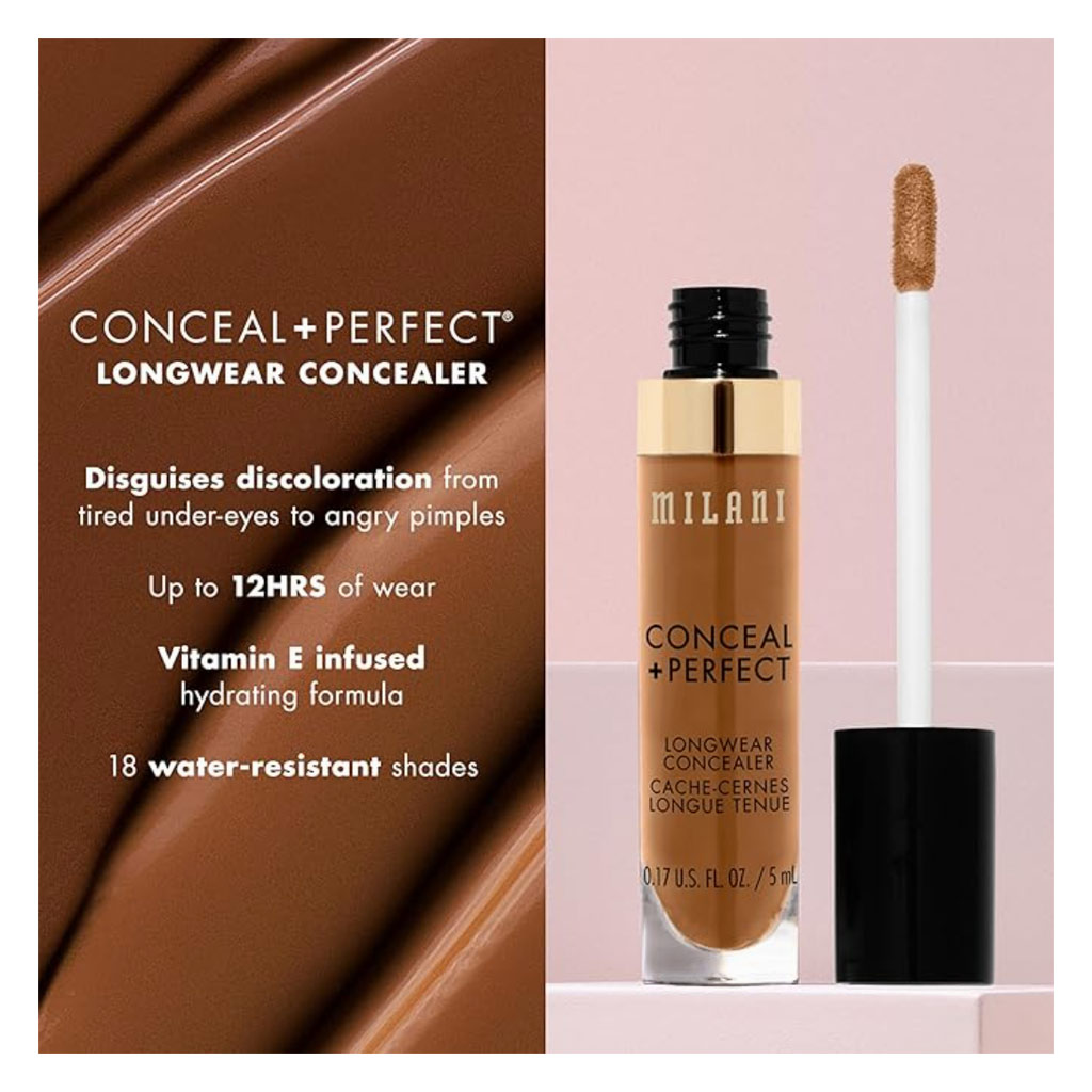 Milani Cosmetics Conceal + Perfect Longwear Concealer 5ml - 125 Light Natural