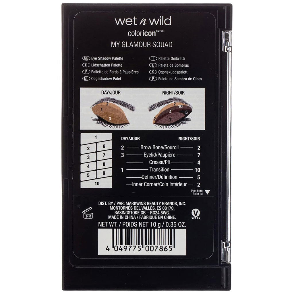 Wet n Wild Color Icon 10 Pan Eyeshadow Palette - My Glamour Squad