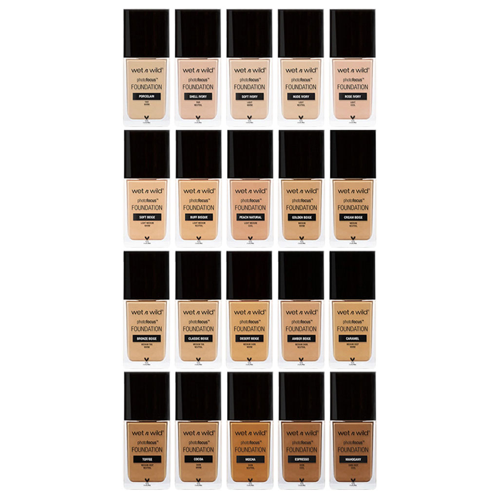 Wet n Wild Photo Focus Matte Foundation 30ml - Golden Beige
