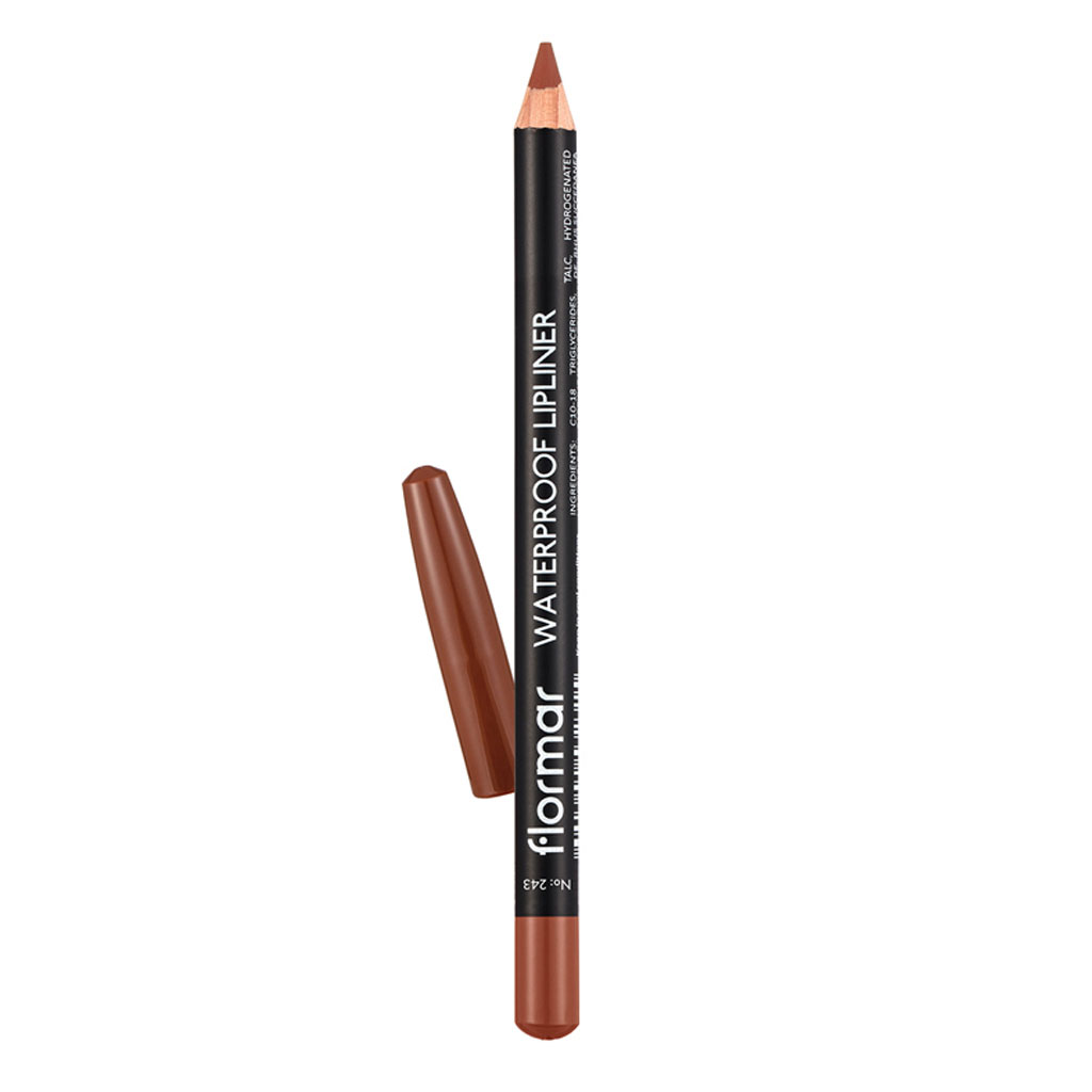 Flormar Waterproof Lipliner Pencil - Shade 243 Hot Cocoa