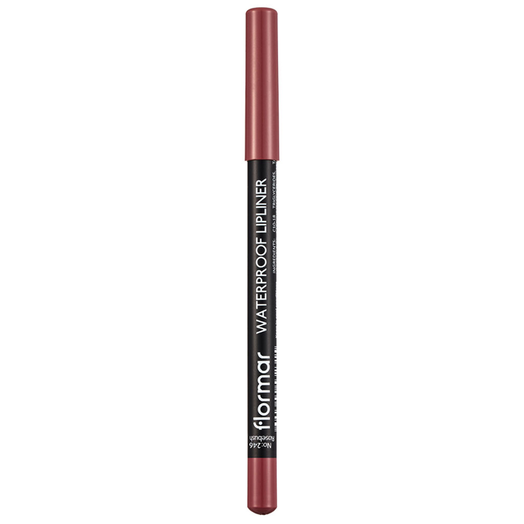 Flormar Waterproof Lipliner Pencil - Shade 246 Rose Bush