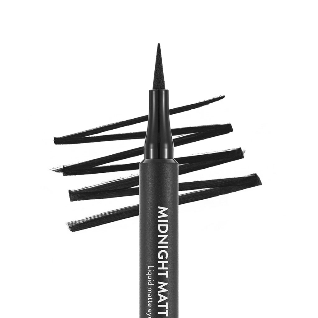 Flormar Liquid Midnight Matte Eyeliner - 001 Black