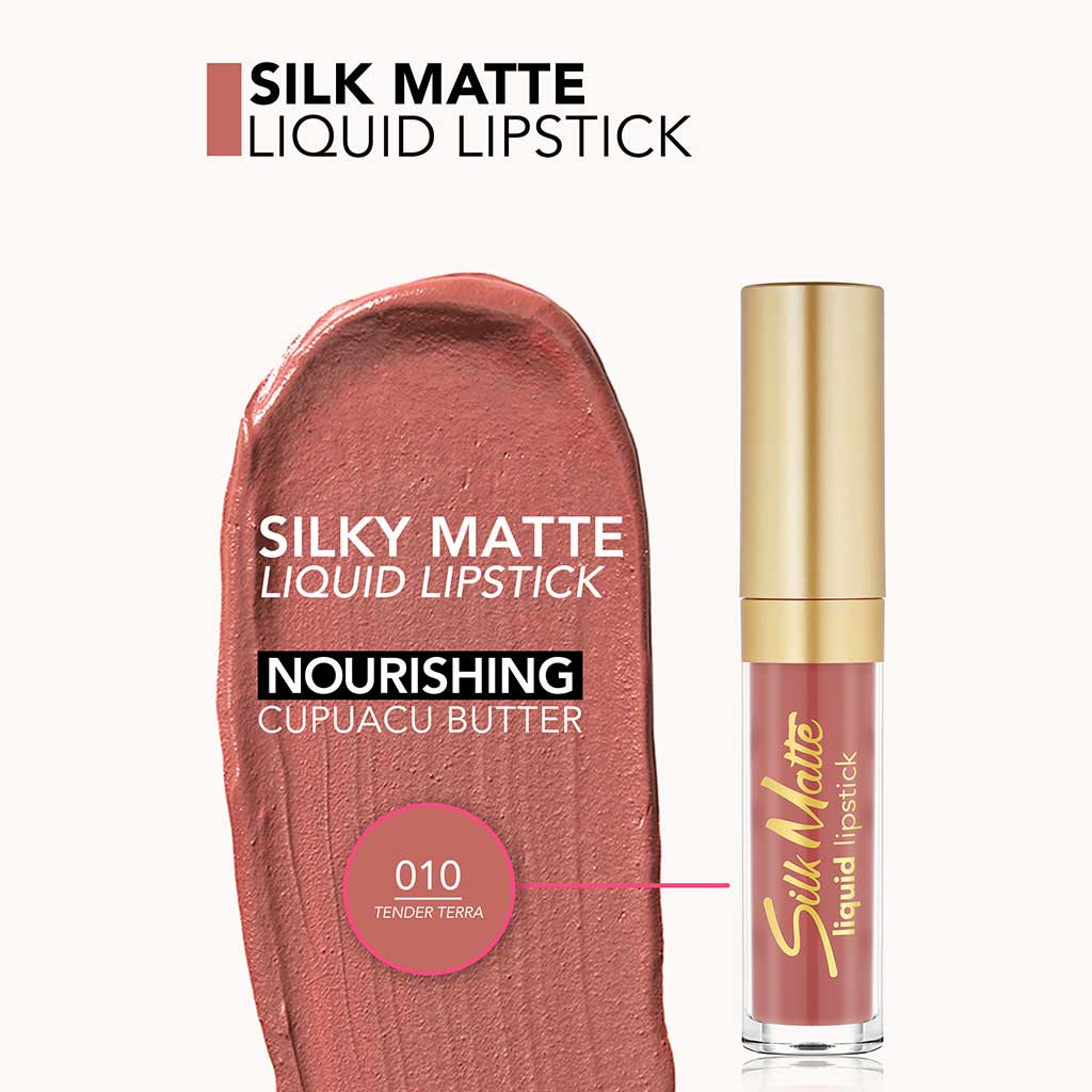 Flormar Silk Matte Liquid Lipstick - Shade 010 Tender Terra